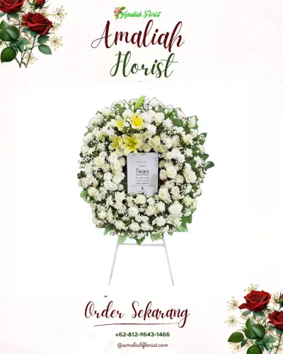 Krans Bunga Duka Cita di Kotawaringin Timur